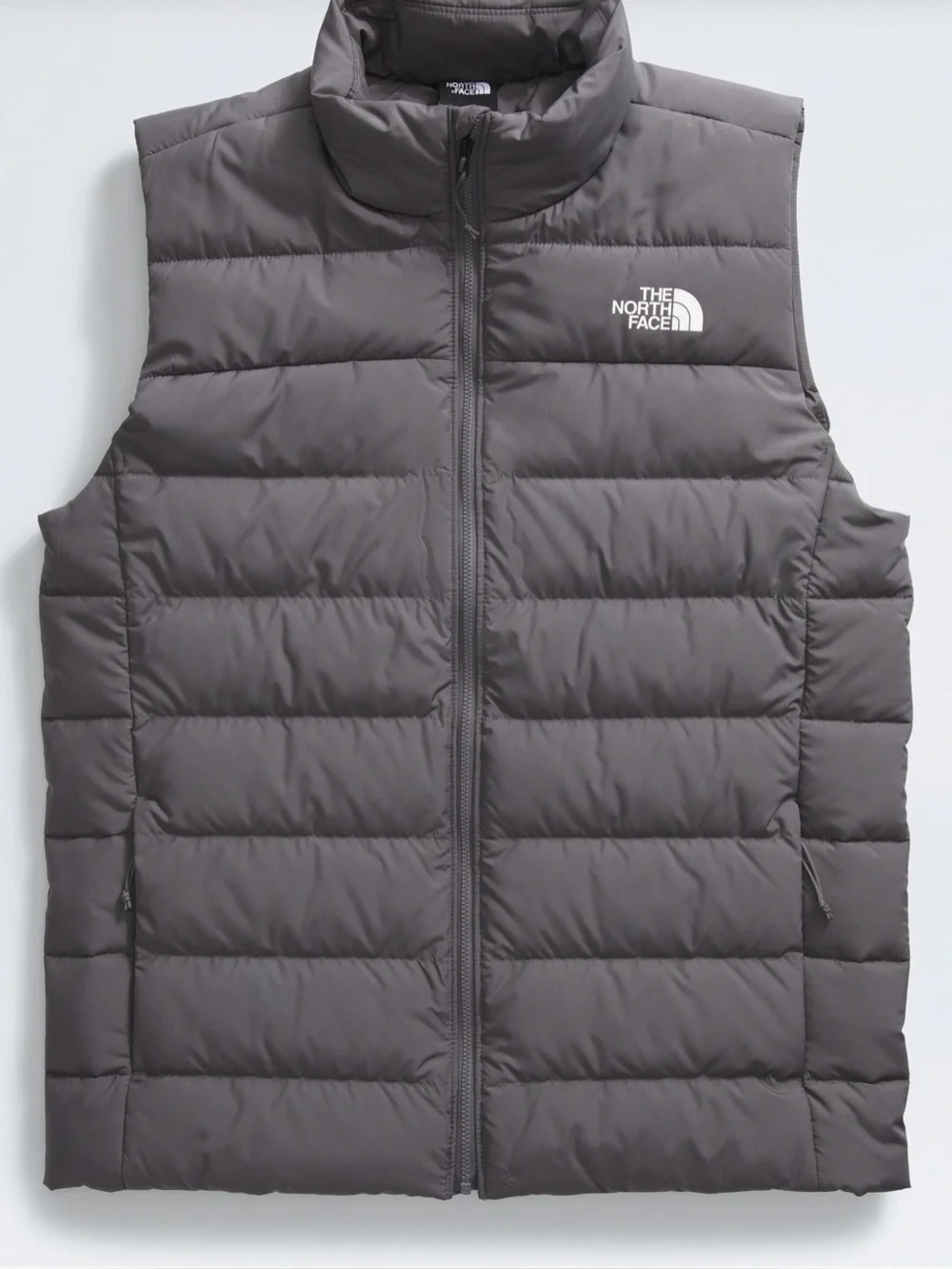 The North Face Men's Dark Gray Quilted Insulated Vest